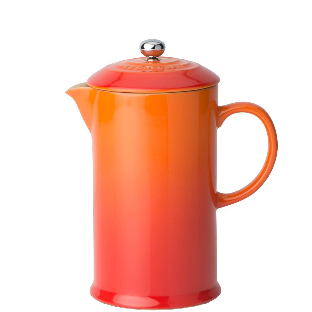 Le Creuset Volcanic Stoneware Cafetiere with Metal Press 1L